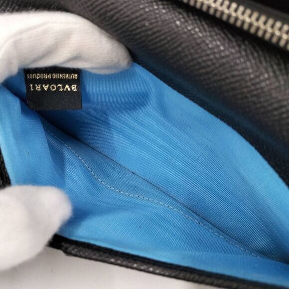 Bvlgari Bifold Long Wallet Leather Black - Picture 9 of 10